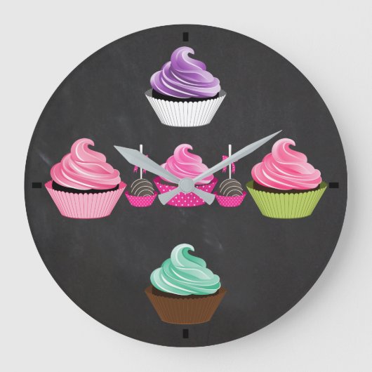 Grande Horloge Ronde Baking Cupcake O'Clock (Recto)