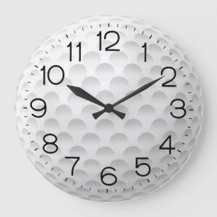 Grande Horloge Ronde Bal de golf blanc