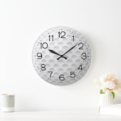 Grande Horloge Ronde Bal de golf blanc (Maison)