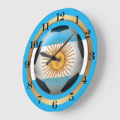Grande Horloge Ronde Bal de soccer argentin (Angle)