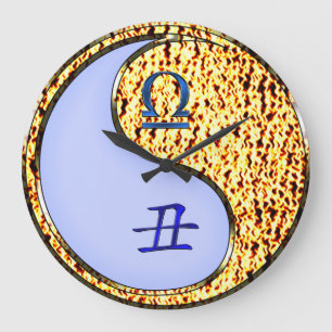 Grande Horloge Ronde Balance & Boeuf de Feu