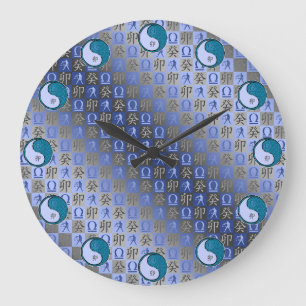Grande Horloge Ronde Balance & Lapin d'Eau