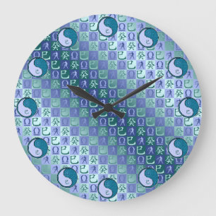 Grande Horloge Ronde Balance & Serpent d'eau
