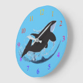 Grande Horloge Ronde Baleine sauvage (Angle)
