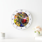 Grande Horloge Ronde Ball rouge Noël (Maison)