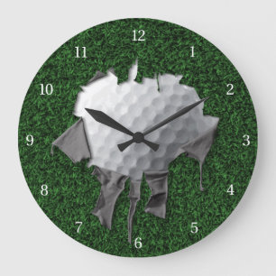 Grande Horloge Ronde Balle de golf Torn