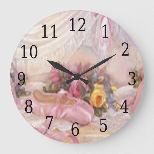Grande Horloge Ronde Ballerine Round Clock (Recto)