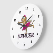 Grande Horloge Ronde Ballet de singe (Angle)