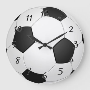 Grande Horloge Ronde Ballon de football