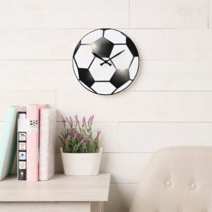 Grande Horloge Ronde Ballon de football sport