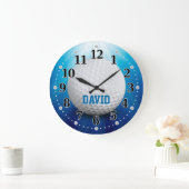 Grande Horloge Ronde Ballon de golf | Venin (Maison)