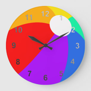 Grande Horloge Ronde Ballon de plage