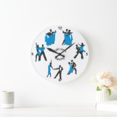 Grande Horloge Ronde Ballroom Dance Acrylic Wall Clock (Maison)