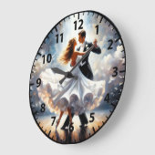 Grande Horloge Ronde Ballroom Dancing Swing Dance Couples (Angle)
