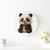 Grande Horloge Ronde - "Bamboo Baby" – (Maison)