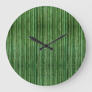 Grande Horloge Ronde Bambou