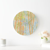 Grande Horloge Ronde Bambou 2 (Maison)