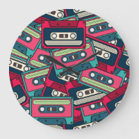 Bande de cassette : Motif irrégulier coloré.