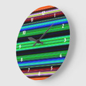 Grande Horloge Ronde Bandes teintées - 1 (Angle)