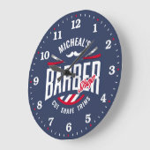 Grande Horloge Ronde Barber Shop (Angle)