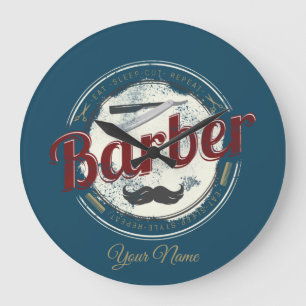 Grande Horloge Ronde Barber Vintage for Hair Stylist and Hairtravist