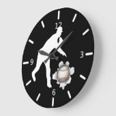 Grande Horloge Ronde Baseball (Angle)
