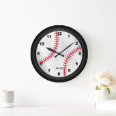 Grande Horloge Ronde Baseball (Maison)