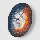 Grande Horloge Ronde Baseball (Angle)