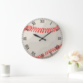 Grande Horloge Ronde Baseball (Maison)
