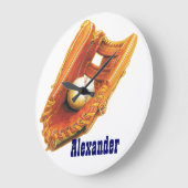 Grande Horloge Ronde Baseball (Angle)