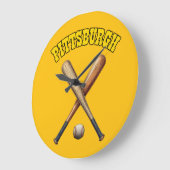 Grande Horloge Ronde Baseball de Pittsburgh (Angle)