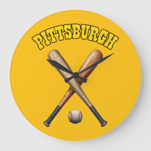 Grande Horloge Ronde Baseball de Pittsburgh (Recto)