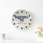Grande Horloge Ronde Baseball, That Is All (Maison)