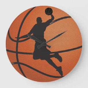 Grande Horloge Ronde Basket
