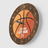Grande Horloge Ronde Basket (Angle)