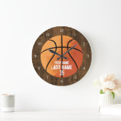 Grande Horloge Ronde Basket (Maison)