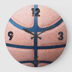 Grande Horloge Ronde Basket