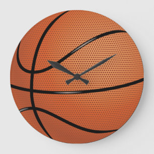 Grande Horloge Ronde Basket