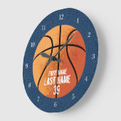 Grande Horloge Ronde Basket (Angle)