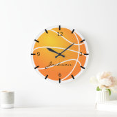 Grande Horloge Ronde Basket-ball du Personalized (Maison)