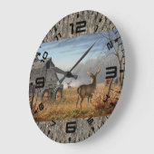 Grande Horloge Ronde Bataille Des Bucks (Angle)