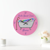 Grande Horloge Ronde Bath Bomb Babe Thunder_Cove (Maison)