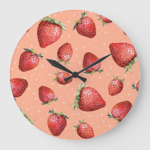 Grande Horloge Ronde Bâtiment urbain : Motif urbain coloré
