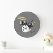 Grande Horloge Ronde batterie-instruments-musique-batterie (Maison)