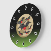 Grande Horloge Ronde Battes Vampire de Ketchup (Angle)