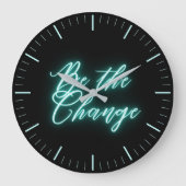 Grande Horloge Ronde Be the Change Neon Aqua (Recto)