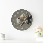 Grande Horloge Ronde Beach art Wall Clocks (Maison)