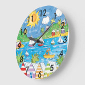 Grande Horloge Ronde Beach clock (Angle)