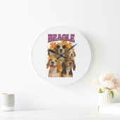 Grande Horloge Ronde Beagle (Maison)