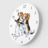 Grande Horloge Ronde beagle hounds (Angle)